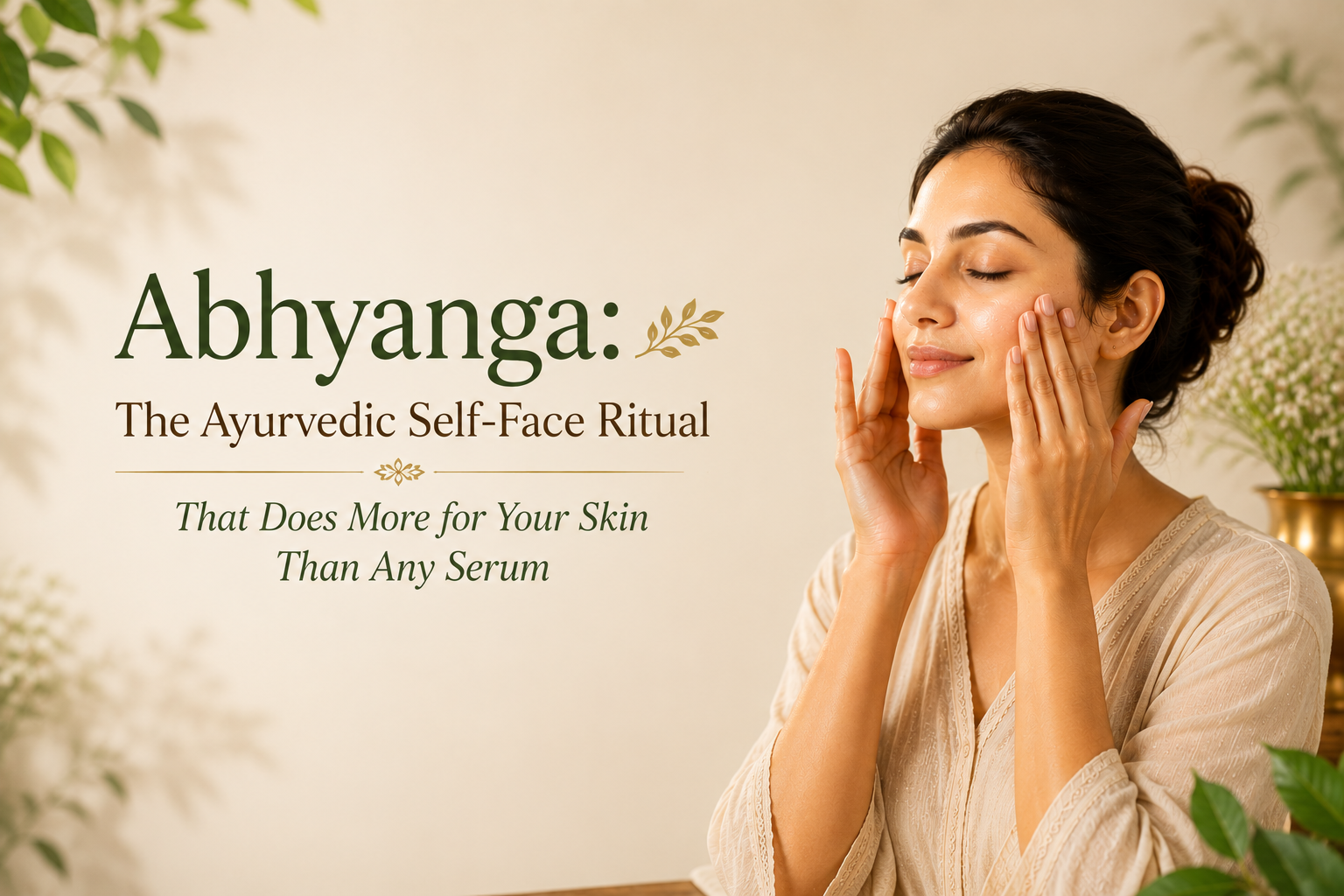 Abhyanga: The Ayurvedic Self-Face Ritual That Does More for Your Skin Than Any Serum
