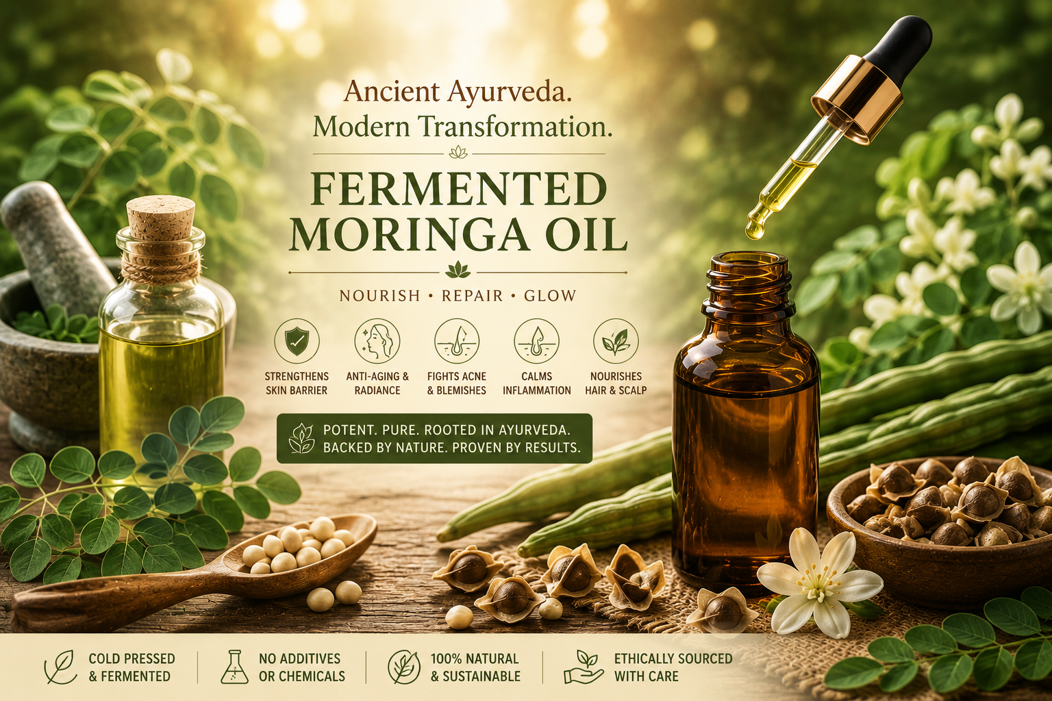 Fermented Moringa Oil: Why Fermentation Makes This Superfood Even Better for Your Skin