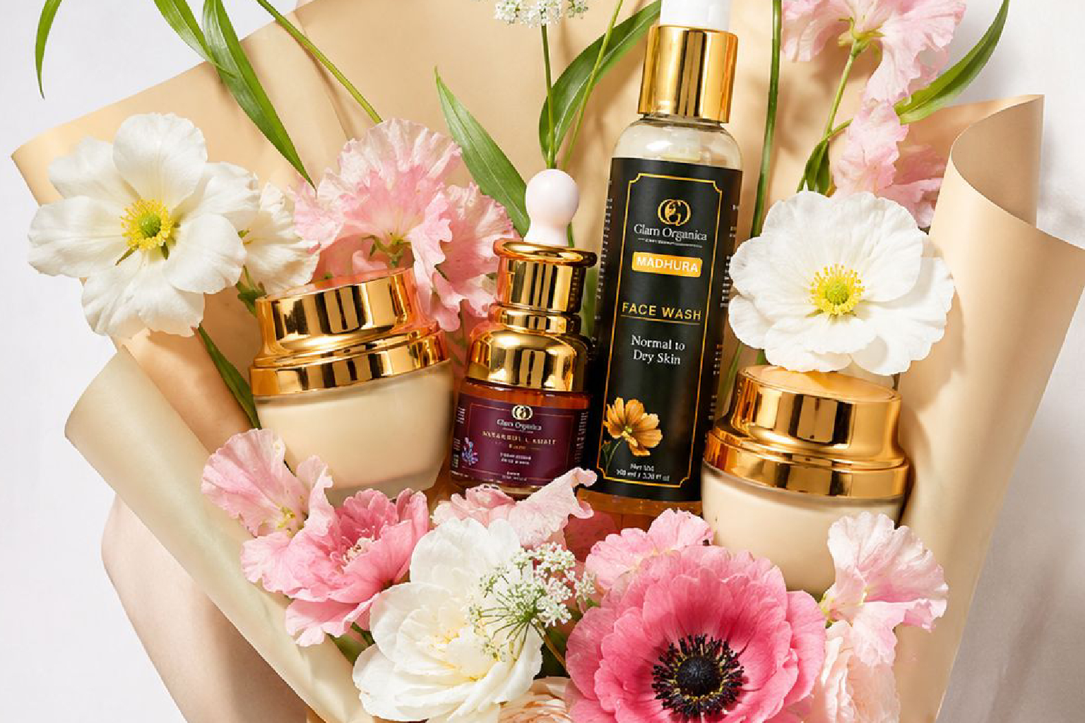 Give Mom more than a gift — give her a ritual. Glam Organica's clean Ayurvedic skincare sets are 50% off this Mother's Day, 10th May only.