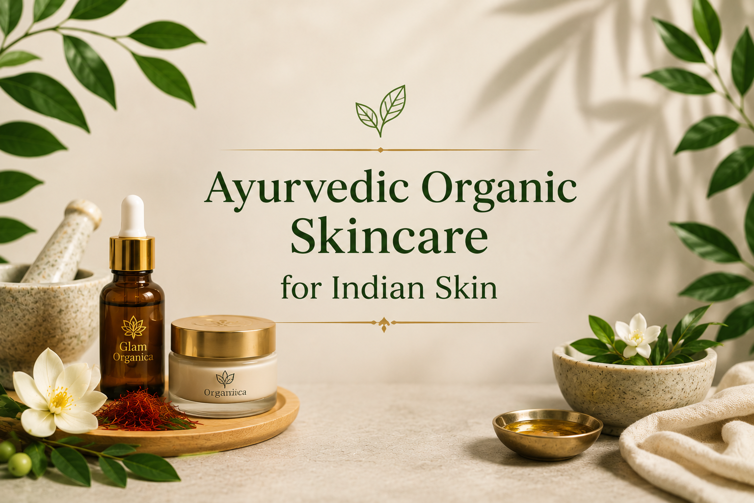 Glam Organica vs Chemical Skincare: Why Ayurvedic Organic Skincare Is Better for Indian Skin